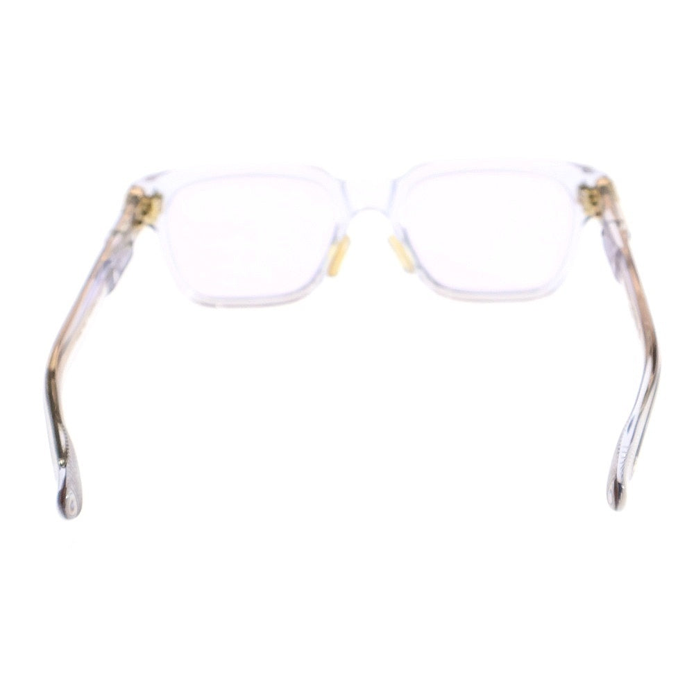 CHROME HEARTS(クロムハーツ) PEN 15 クロスモチーフ クリアフレーム ウェリントンサングラス アイウェア 眼鏡 クリア/ゴールド※度有り