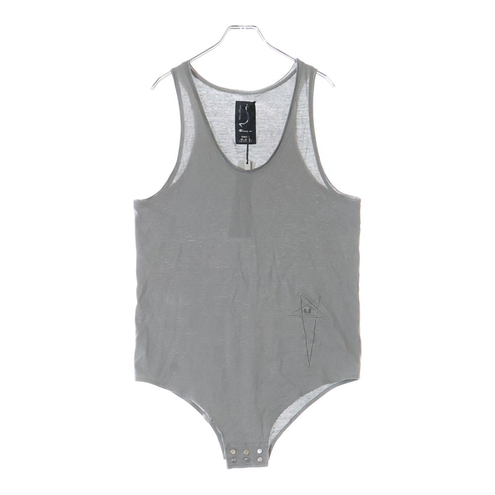 Rick Owens(リックオウエンス) 21SS Basketball Tank Jerseyタンクトップ CM21S0011-216764 グレー
