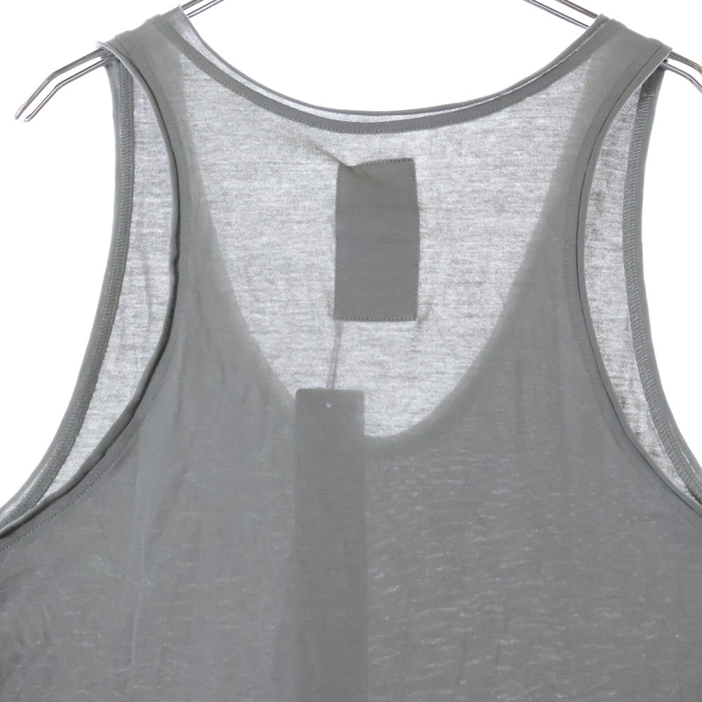 Rick Owens(リックオウエンス) 21SS Basketball Tank Jerseyタンクトップ CM21S0011-216764 グレー