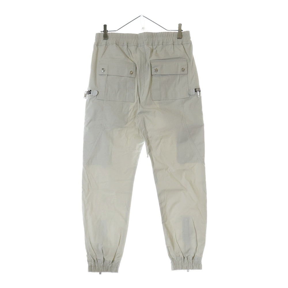 Rick Owens(リックオウエンス) 21SS Bauhaus Cargo Pants バウハウスカーゴパンツ トラックパンツ ジョガーパンツ 裾ジップ ドローコード ベージュRU21S6377-TE