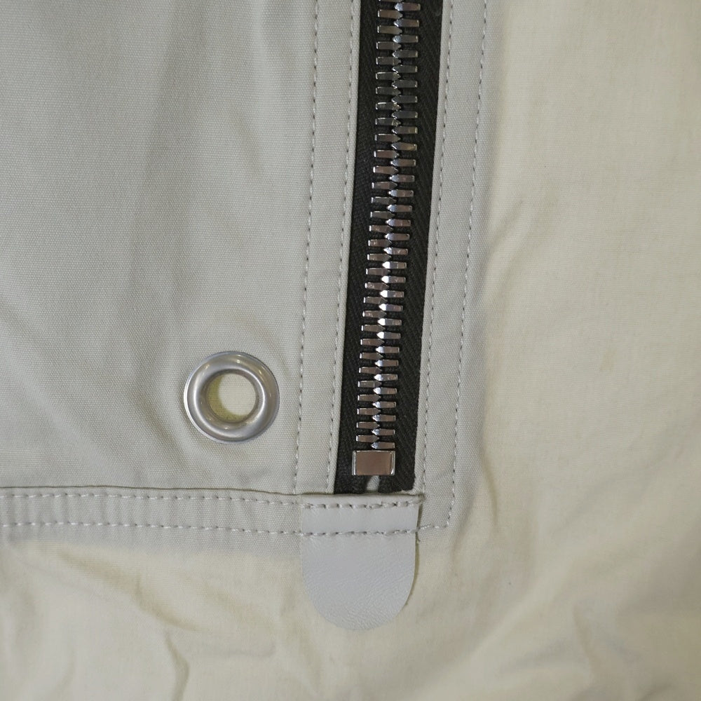 Rick Owens(リックオウエンス) 21SS Bauhaus Cargo Pants バウハウスカーゴパンツ トラックパンツ ジョガーパンツ 裾ジップ ドローコード ベージュRU21S6377-TE