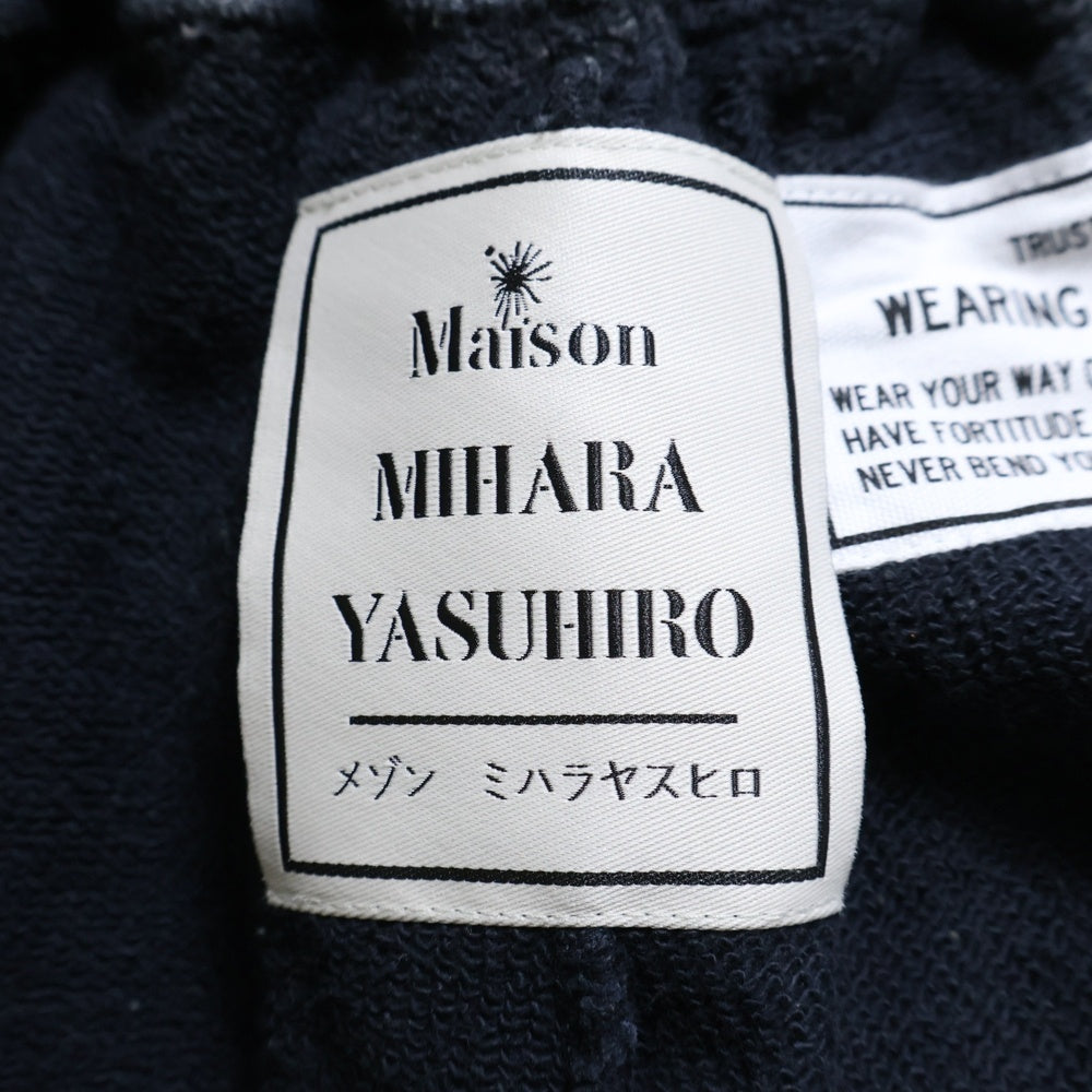 MAISON MIHARAYASUHIRO(メゾンミハラヤスヒロ) bleached pants ディストレストスウェットパンツ A14PT543 グレー