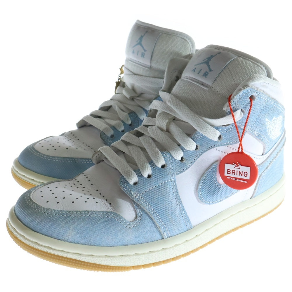 NIKE(ナイキ) AIR JORDAN 1MID DENIM&GRAYエアジョーダンワン ミッド HQ2005-100 デニム&グレー
