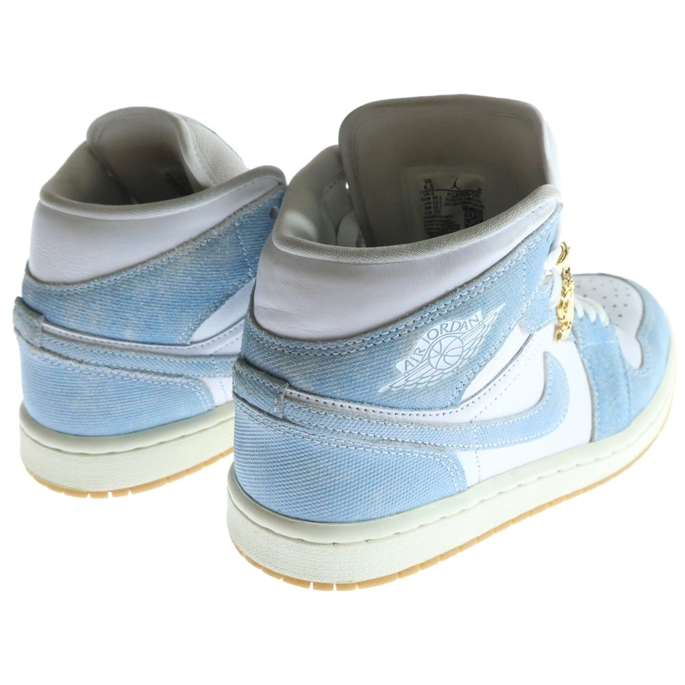 NIKE(ナイキ) AIR JORDAN 1MID DENIM&GRAYエアジョーダンワン ミッド HQ2005-100 デニム&グレー