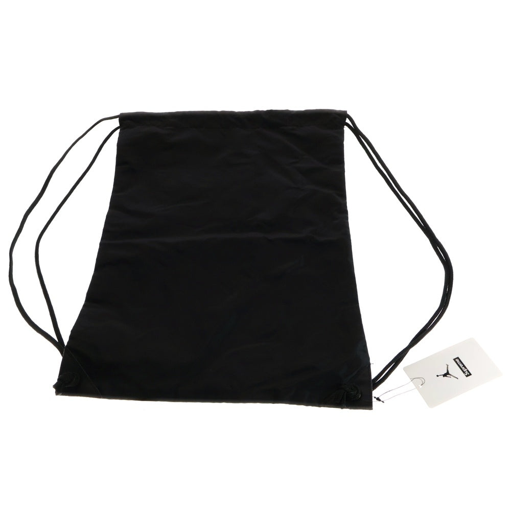SUPREME(シュプリーム) 24AW ×Jordan Drawstring Bag ジョーダン ドローストリング バッグ ナップサック ブラック