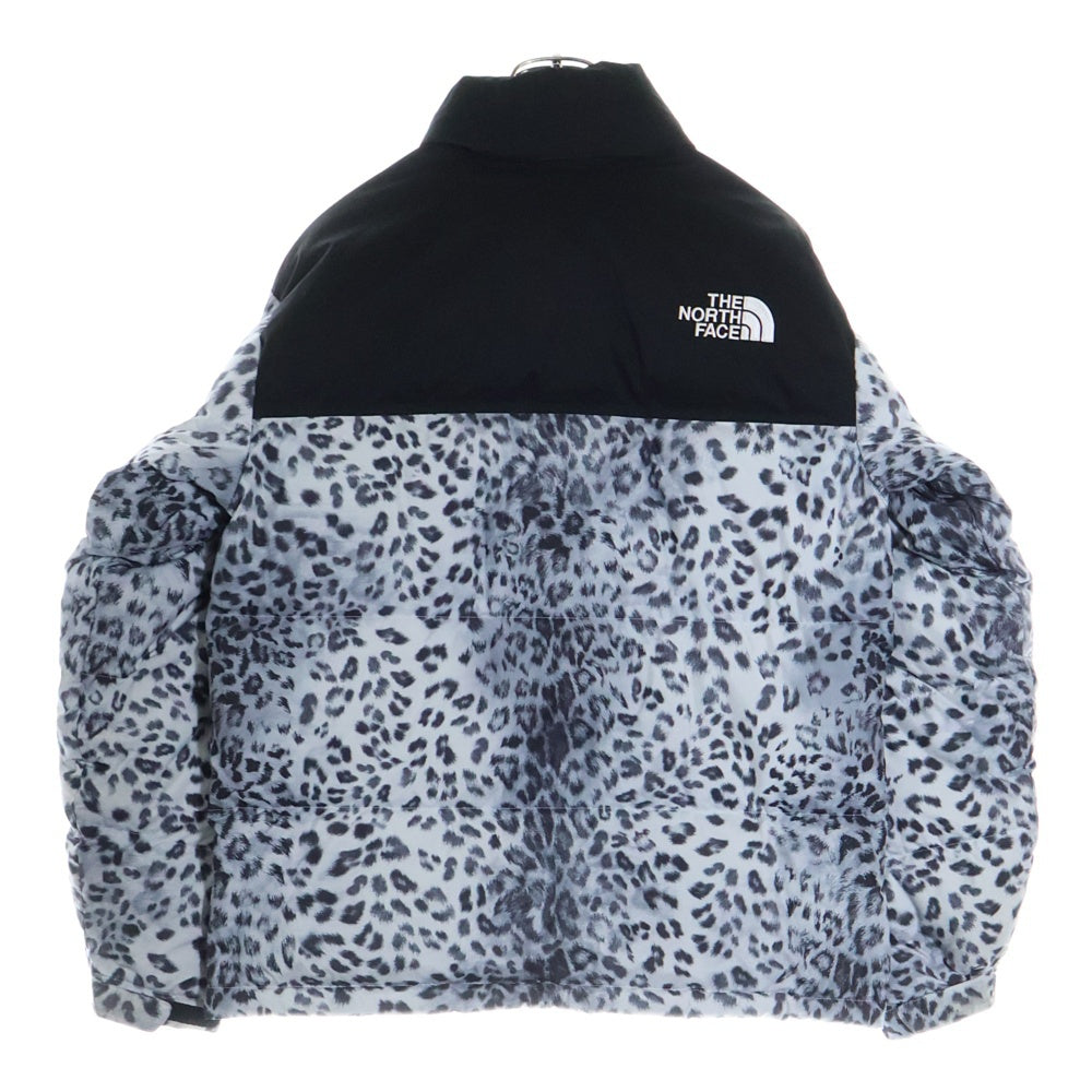 THE NORTH FACE(ザノースフェイス) NOVELTY NUPTSE DOWN JACKET ジップアップ レオパード ダウンジャケット NJ1DN51L ブラック