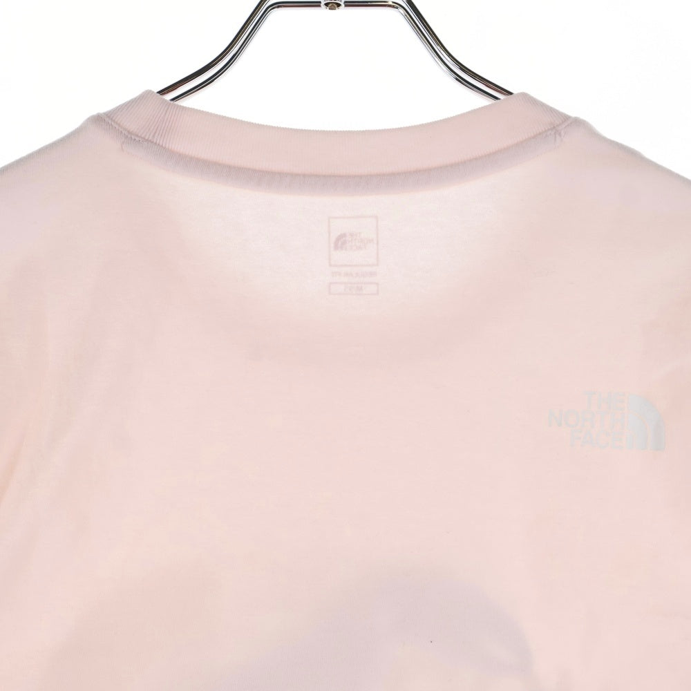THE NORTH FACE(ザノースフェイス) フロントプリント クルーネック半袖Tシャツ ピンク