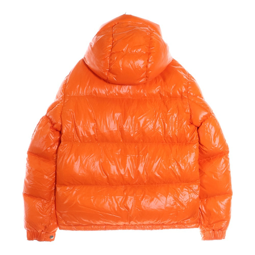 MONCLER(モンクレール) ワッペン ジップアップ フーディダウンジャケット E20914191005 オレンジ
