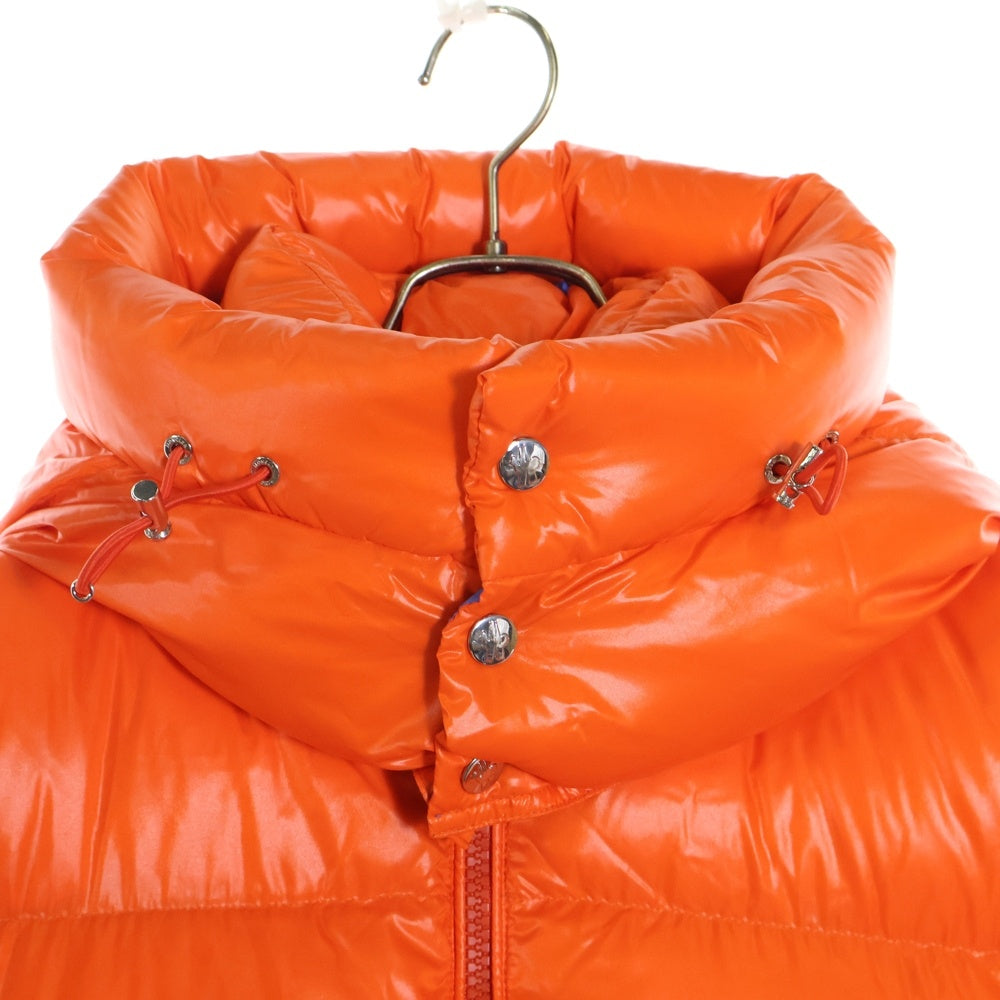 MONCLER(モンクレール) ワッペン ジップアップ フーディダウンジャケット E20914191005 オレンジ