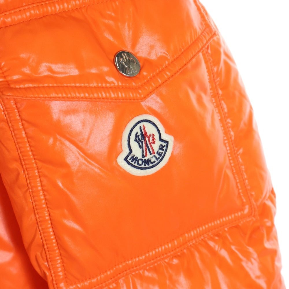 MONCLER(モンクレール) ワッペン ジップアップ フーディダウンジャケット E20914191005 オレンジ