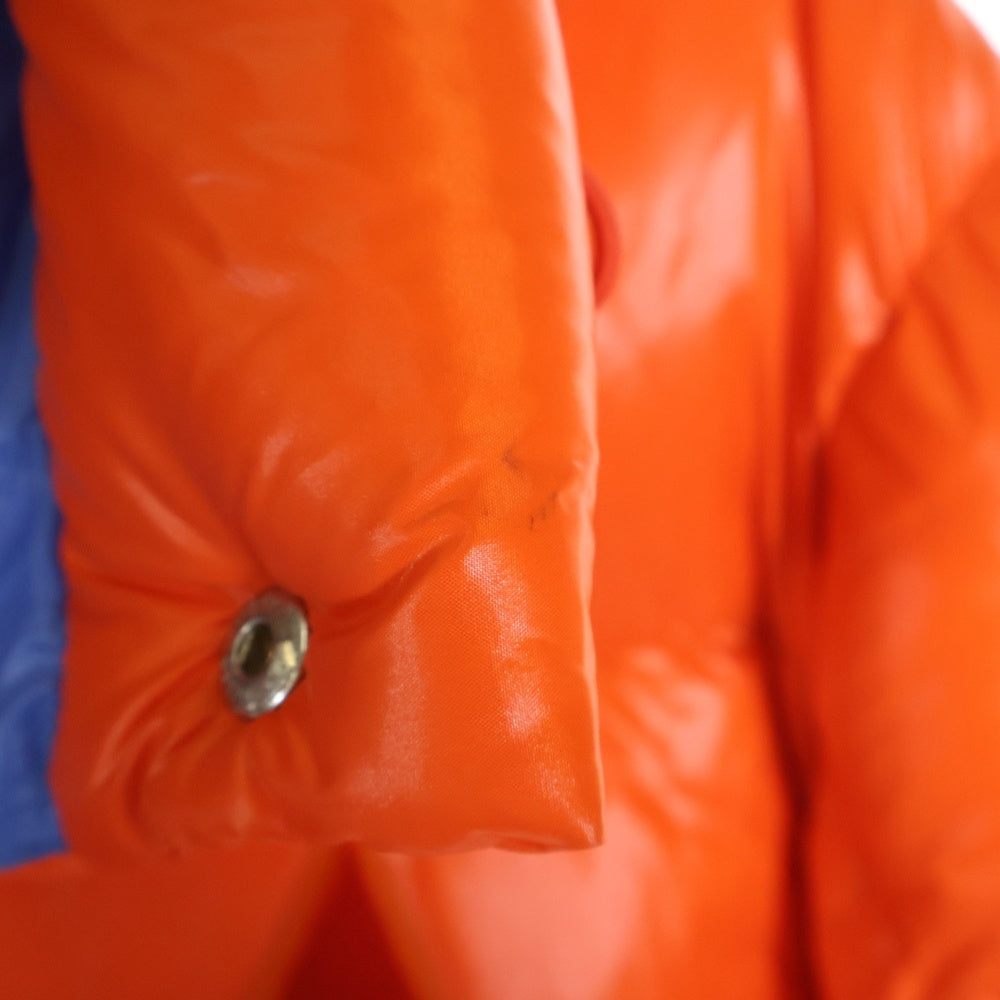 MONCLER(モンクレール) ワッペン ジップアップ フーディダウンジャケット E20914191005 オレンジ