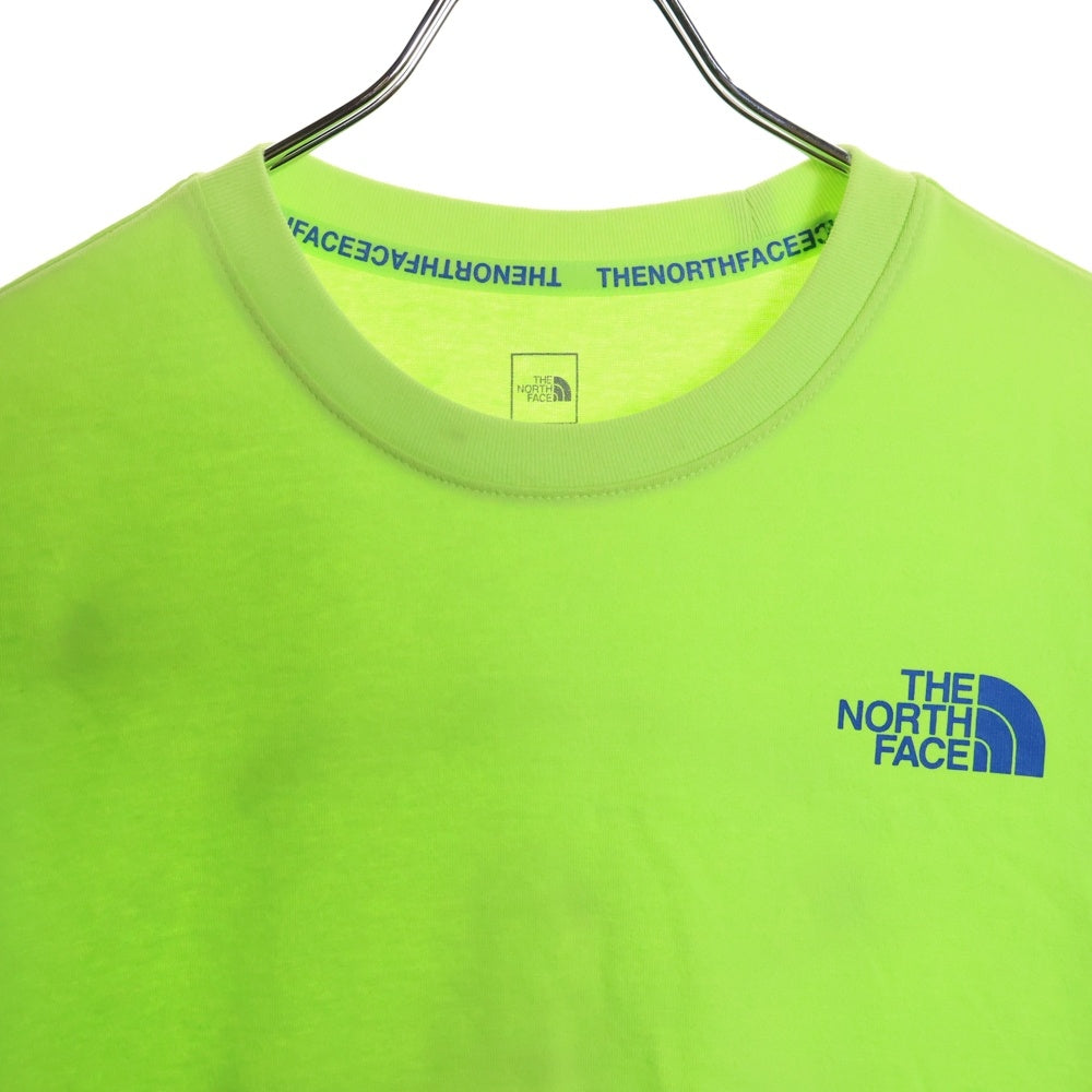 THE NORTH FACE(ザノースフェイス) バックプリント クルーネック半袖Tシャツ ライトグリーン
