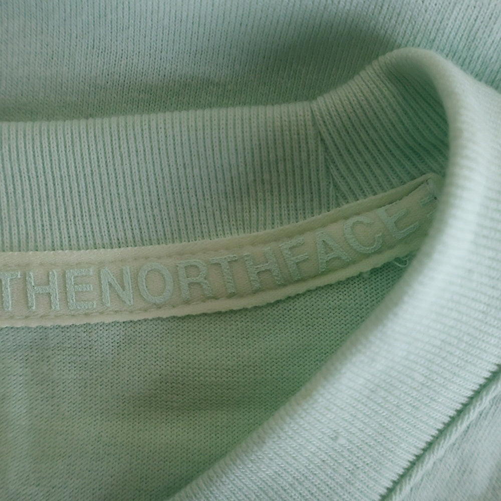 THE NORTH FACE(ザノースフェイス) フロントプリント クルーネック半袖Tシャツ ライトブルー
