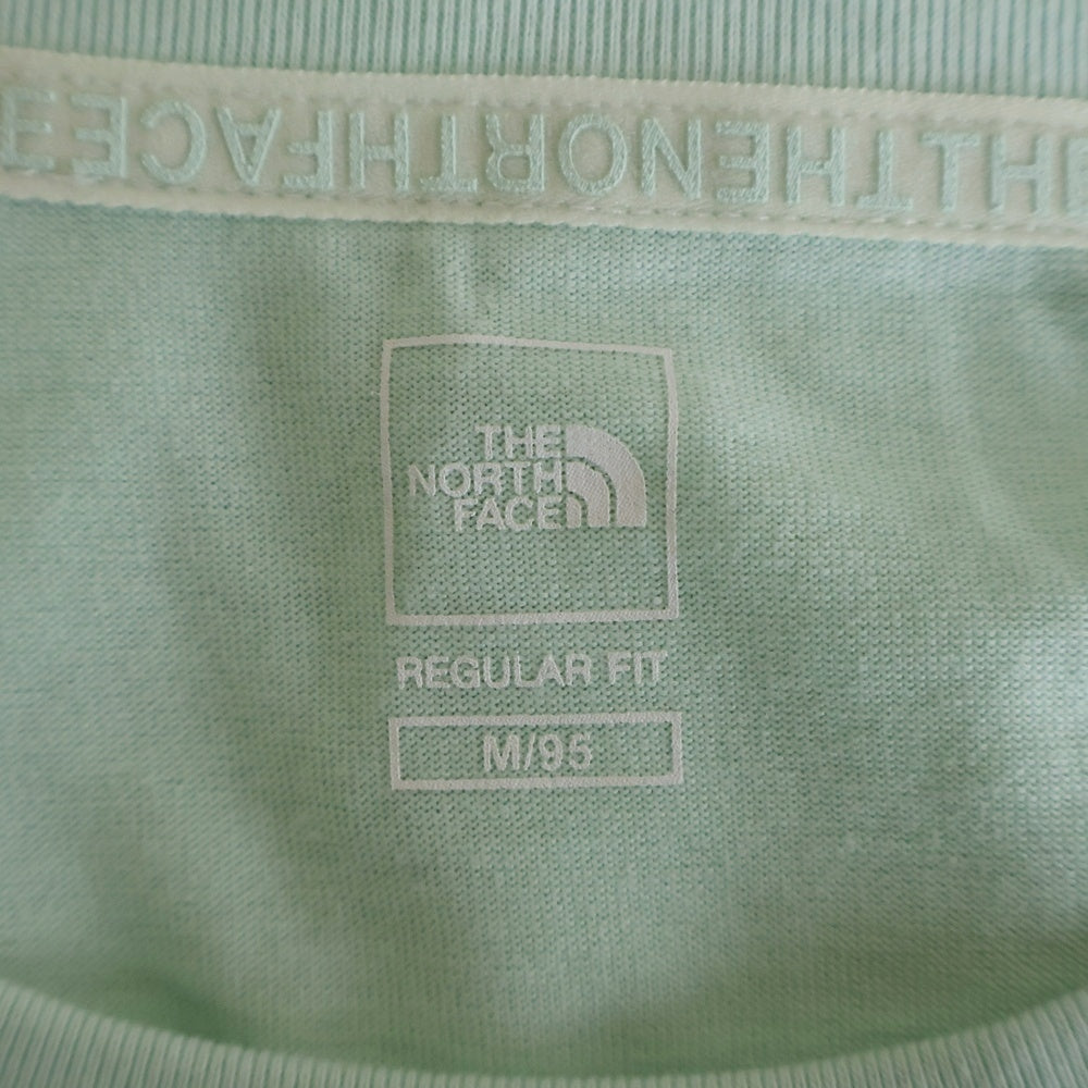 THE NORTH FACE(ザノースフェイス) フロントプリント クルーネック半袖Tシャツ ライトブルー