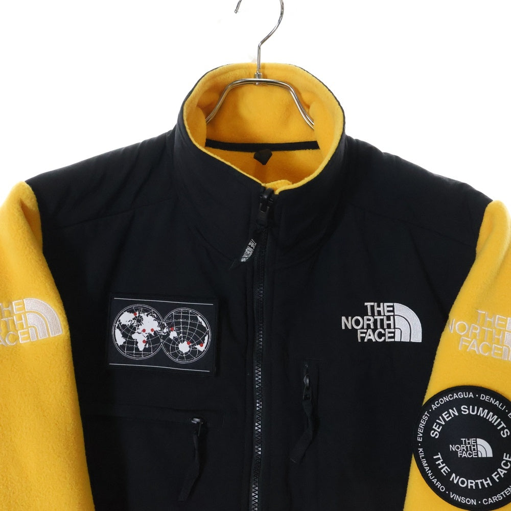 THE NORTH FACE(ザノースフェイス) SEVEN SUMMIT 95 RETRO DENALI JACKET ナイロン切り替え ジップアップフリースジャケット NF0A4N9D イエロー/ブラック