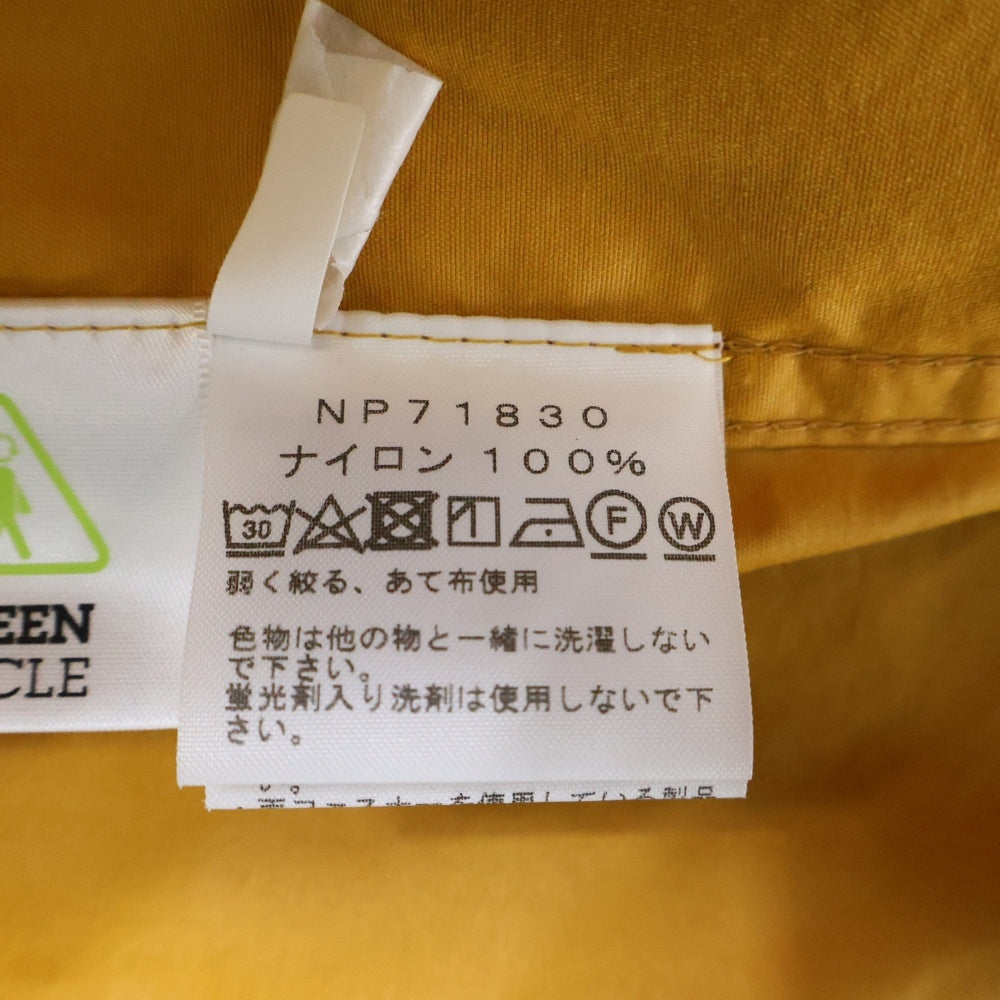 THE NORTH FACE(ザノースフェイス) COMPACT JACKET ジップアップ ナイロン コンパクトジャケット NP71830 マルチ