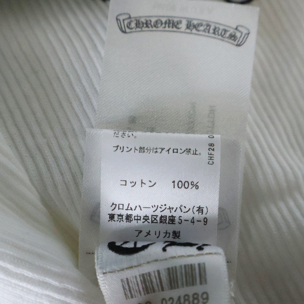 CHROME HEARTS(クロムハーツ) バックホースシュープリント タンクトップ ノースリーブカットソー ホワイト