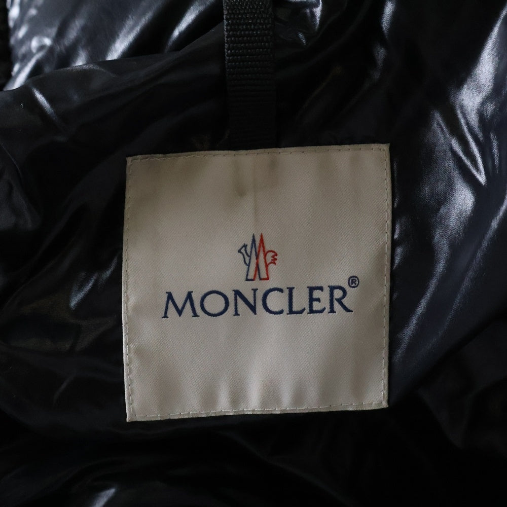 MONCLER(モンクレール) MOTCLA フーディロゴ刺繍 ジップアップ ダウンジャケット H20911B56900 ブラック