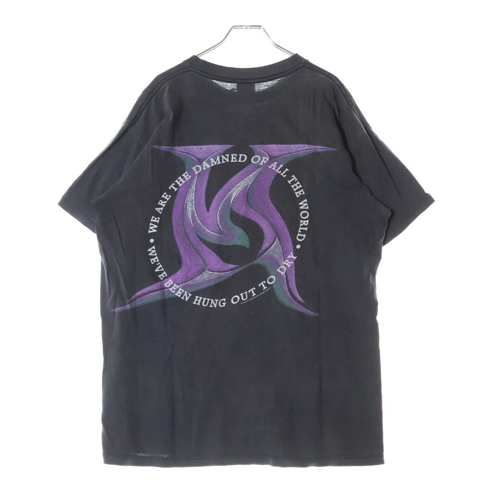 VINTAGE(ヴィンテージ) 90s MEGADETH YOUTHANASIA メガデス 両面プリントTシャツ 半袖カットソー ブラック