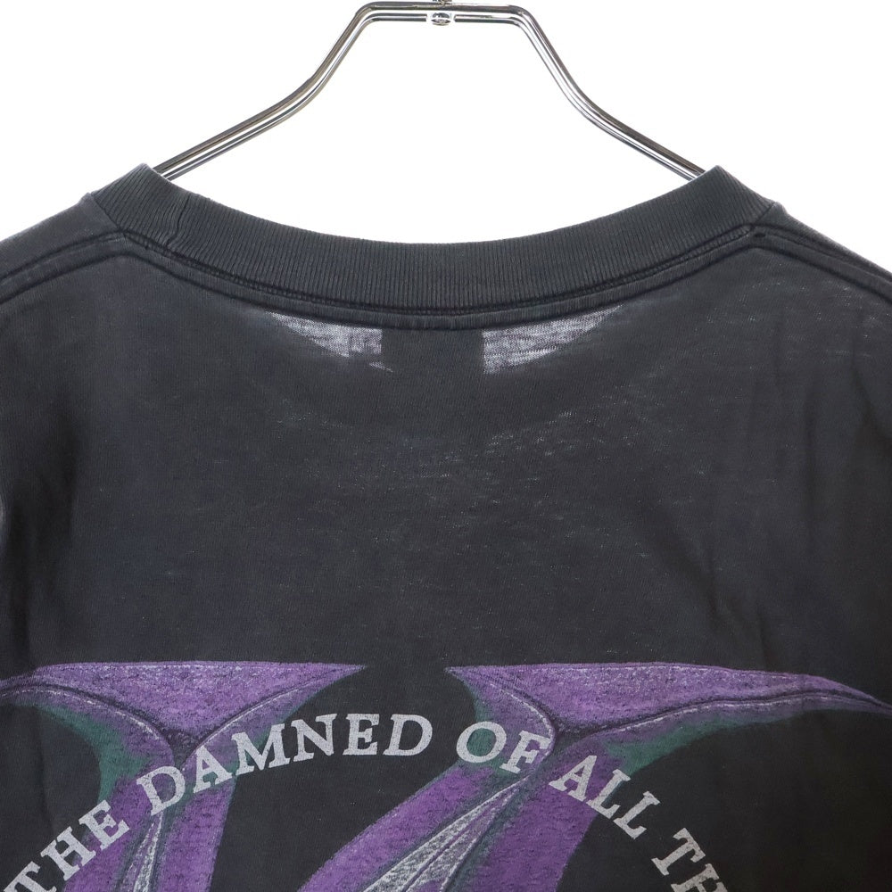 VINTAGE(ヴィンテージ) 90s MEGADETH YOUTHANASIA メガデス 両面プリントTシャツ 半袖カットソー ブラック