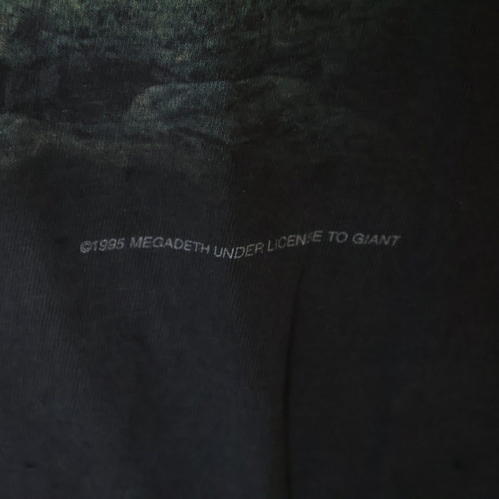 VINTAGE(ヴィンテージ) 90s MEGADETH YOUTHANASIA メガデス 両面プリントTシャツ 半袖カットソー ブラック