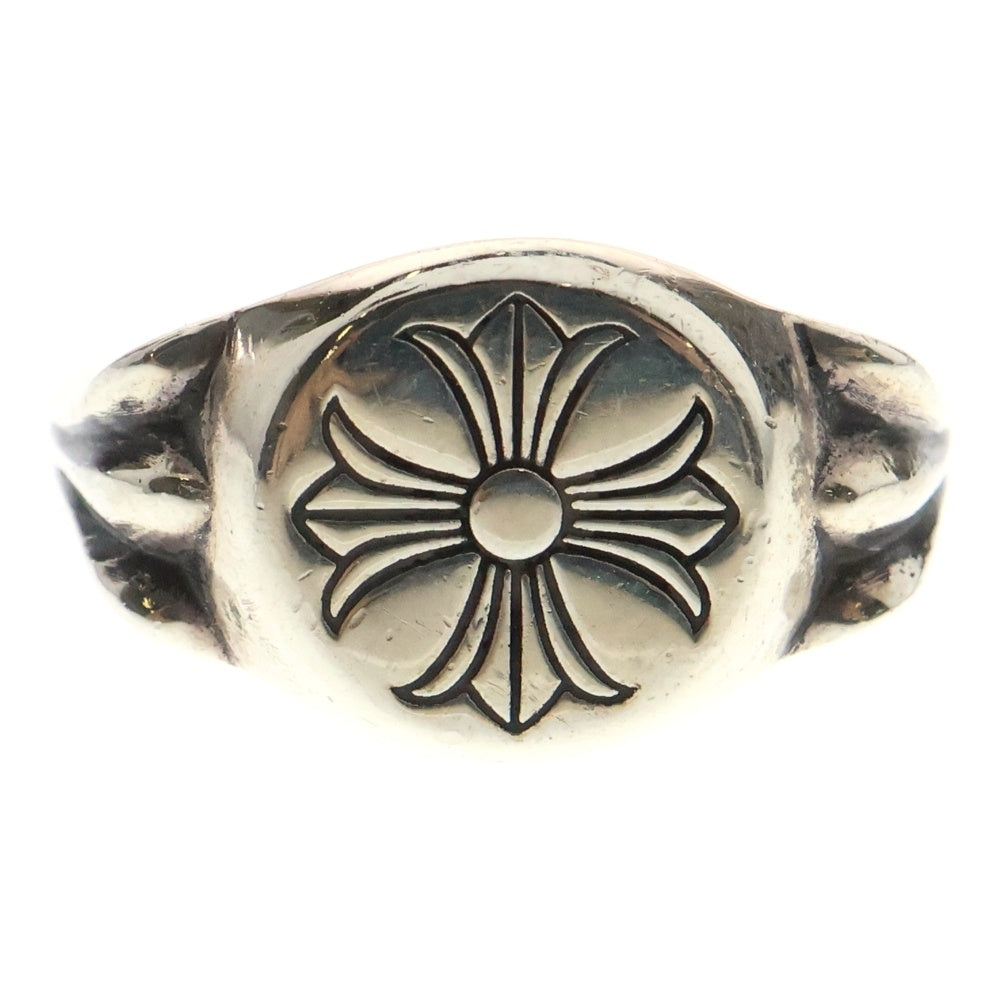 CHROME HEARTS(クロムハーツ) FLAT TOP RING フラットトップ CHプラス リング シルバー