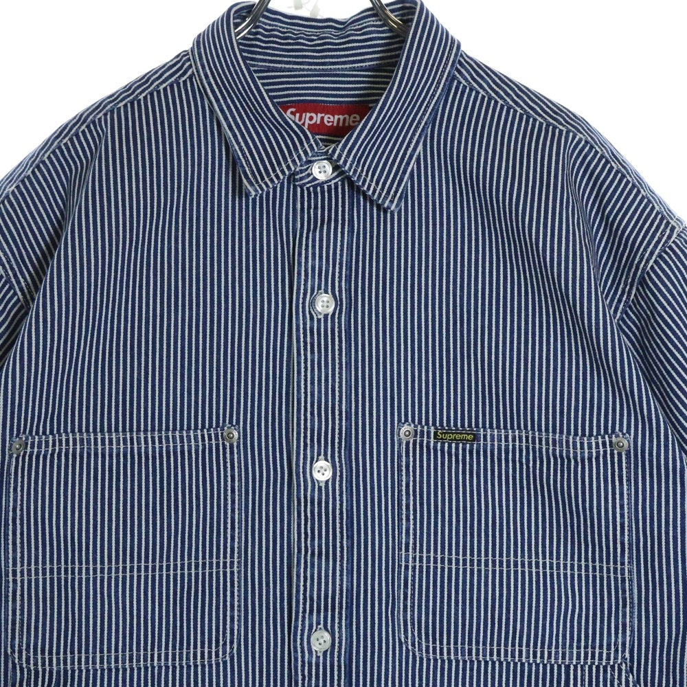 SUPREME(シュプリーム) 25SS Loose Fit S/S Denim Painter Shirt ルーズフィット デニムインター半袖シャツ インディゴ