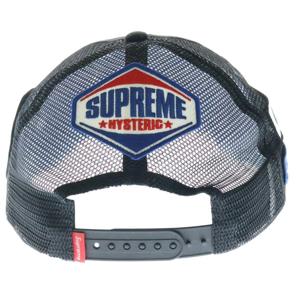 SUPREME(シュプリーム) 24AW ×HYSTERIC GLAMOUR ×VANSON 6-PANEL CAP ヒステリックグラマー バンソン メッシュキャップ ブラック