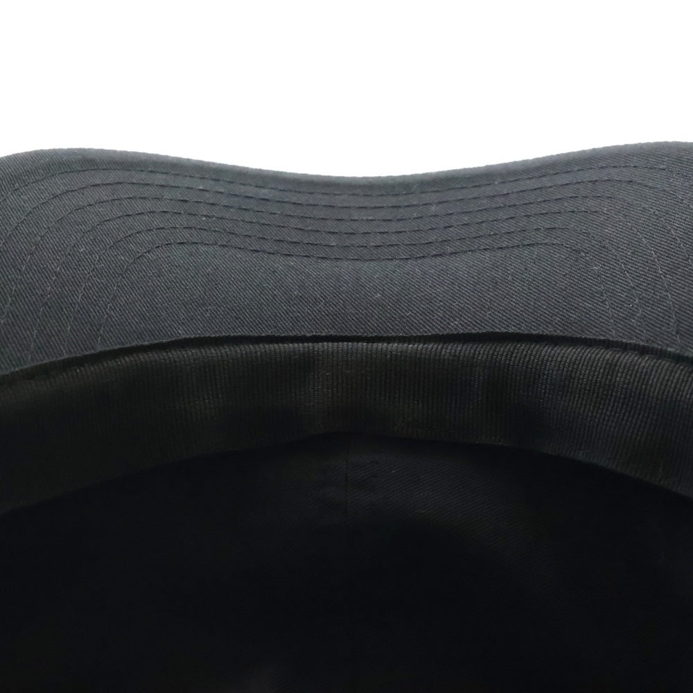 MM6 Maison Margiela(エムエムシックスメゾンマルジェラ) Numeric Signature Cap ロゴ刺繍 6パネルキャップ ブラック