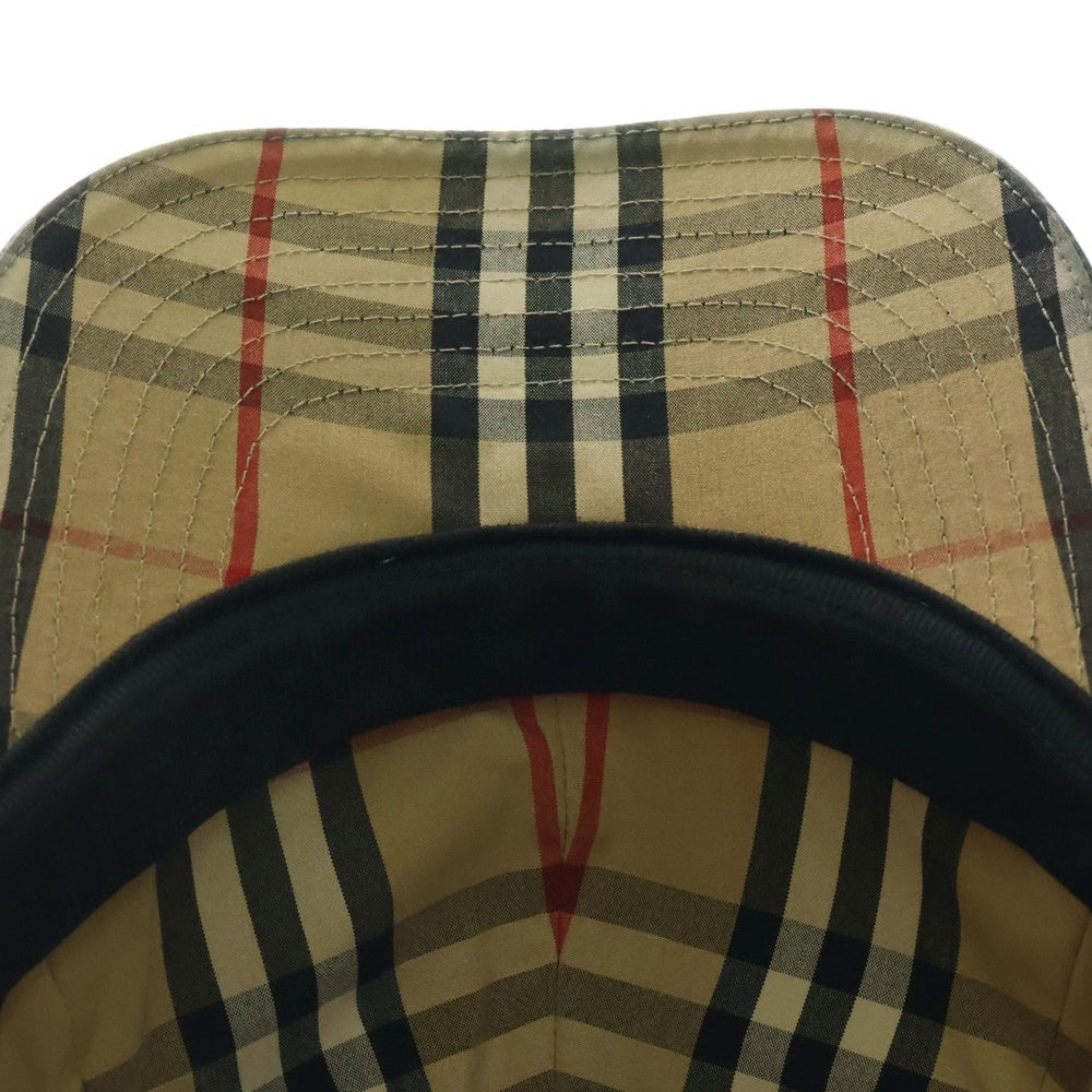 BURBERRY LONDON(バーバリーロンドン) TBロゴ刺繍 6パネルキャップ ブラック 8053205