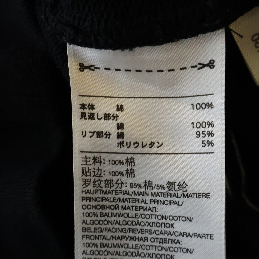 Y-3(ワイスリー) 3STP TERRY HOODIE ロゴパッチ 3ストライプ プルオーバーパーカー H16340 ブラック