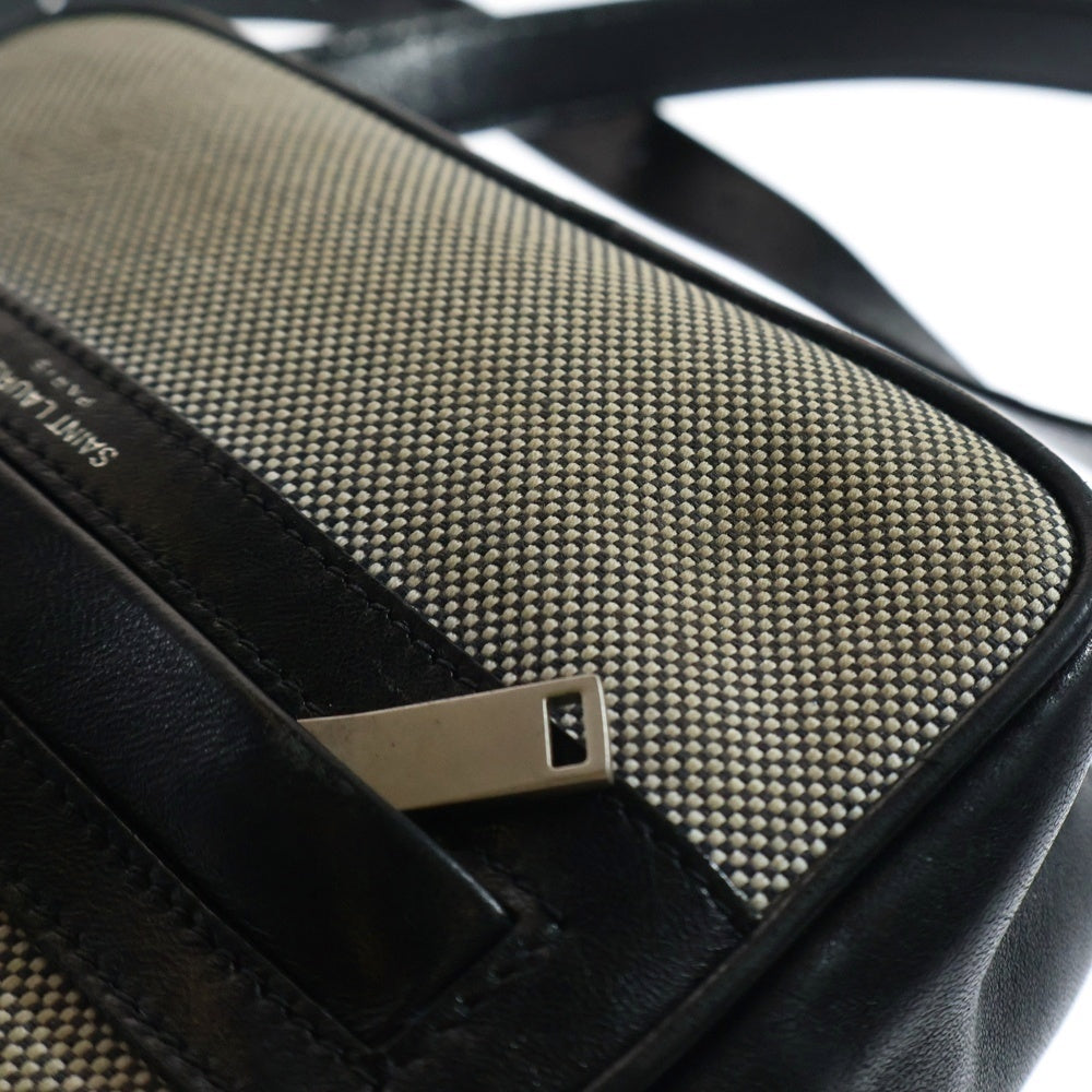 SAINT LAURENT PARIS(サンローランパリ) SHOULDER BAG ショルダーバッグ カメラバッグ ARS 647179・0521 ブラック/グレー