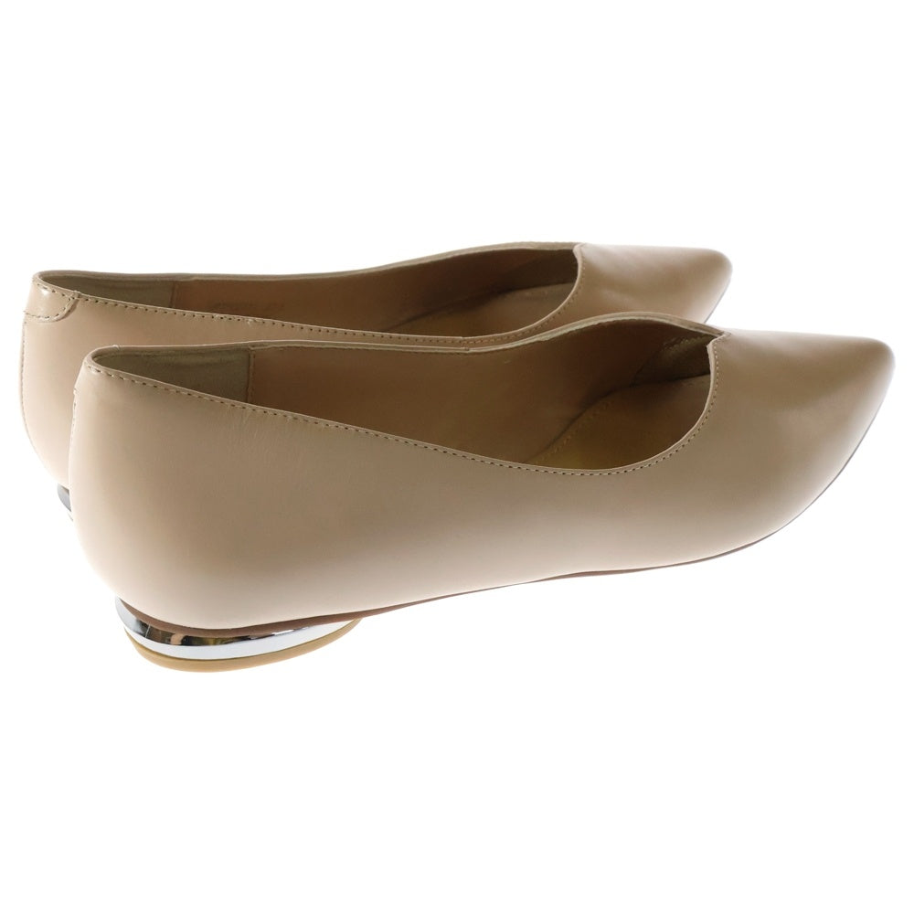 NO BRAND(ノーブランド) ING PLUS Vカット フラットシューズ ベージュ レディース 02311