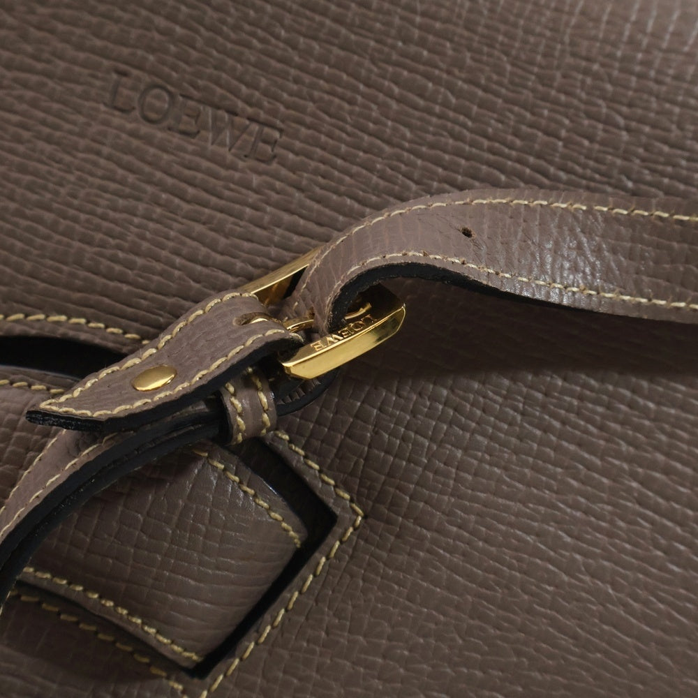 LOEWE(ロエベ) 2WAY バルセロナ レザーショルダーバッグ ハンドバッグ ベージュ