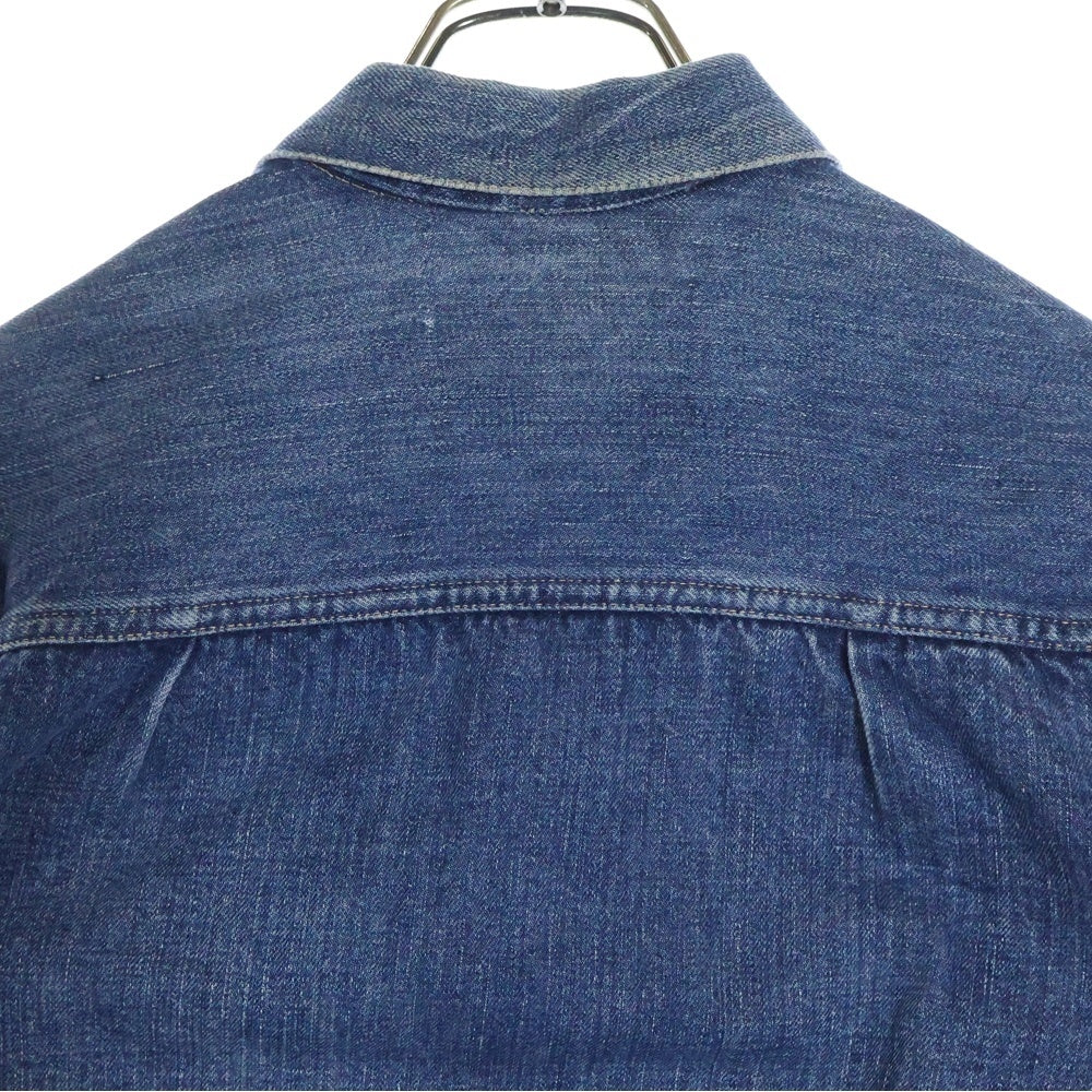 Levi's(リーバイス) 50s VINTAGE 506XX 1st 片面タブ BIG E ボタン裏17 スライドバックル デニムジャケット バックル切れ インディゴ