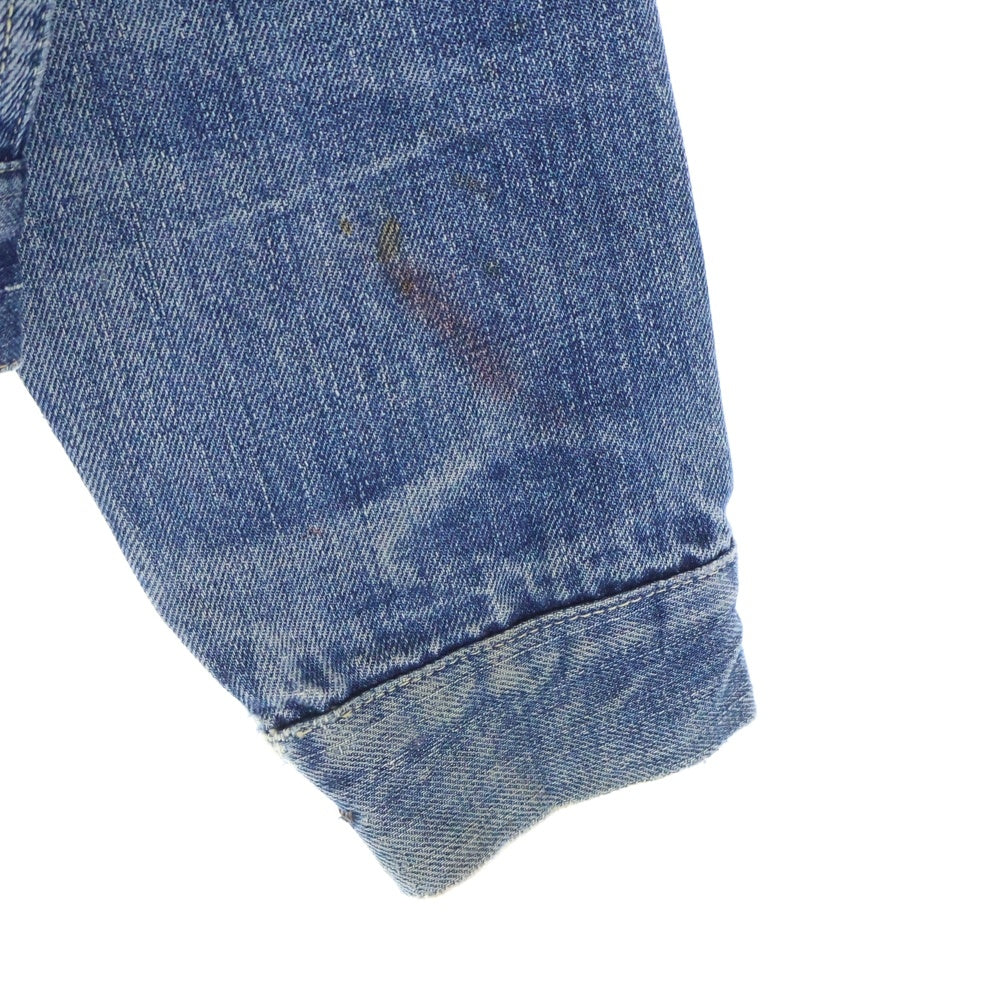 Levi's(リーバイス) 50s VINTAGE 506XX 1st 片面タブ BIG E ボタン裏17 スライドバックル デニムジャケット バックル切れ インディゴ
