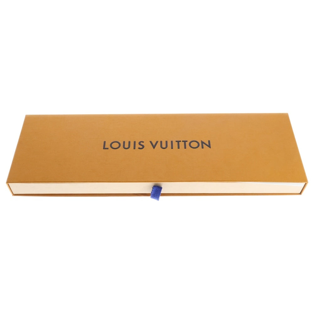 LOUIS VUITTON(ルイヴィトン) 総柄シルクネクタイ ブルー MR0169