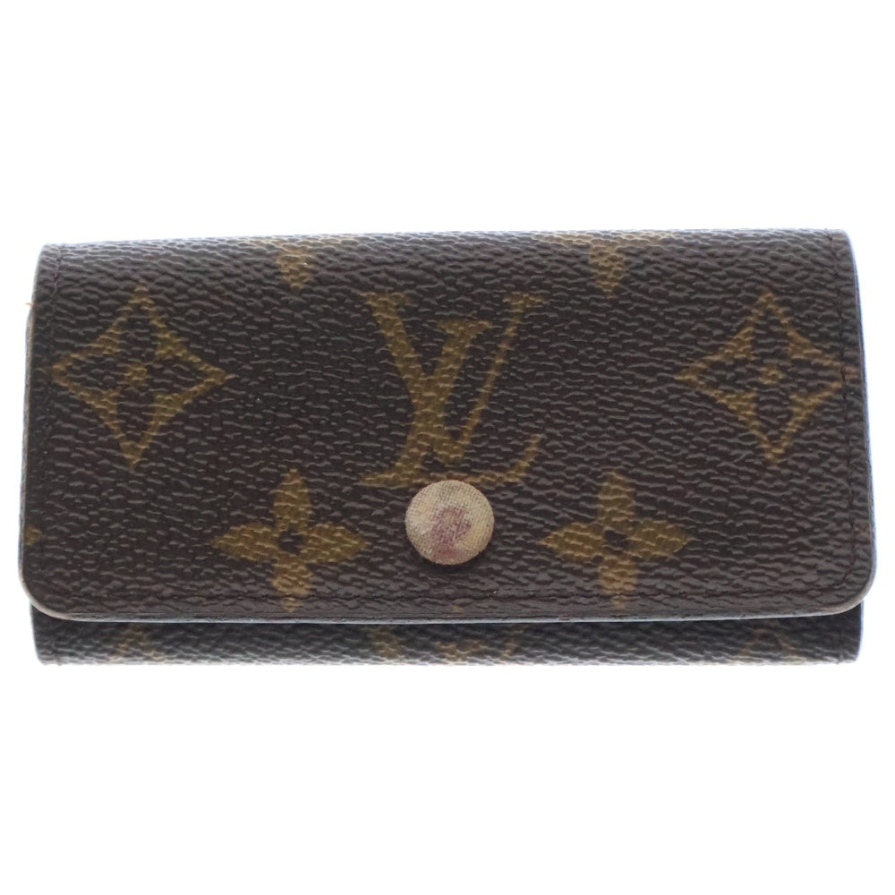 LOUIS VUITTON(ルイヴィトン) モノグラム ミュルティクレ4 PVC 4連キーケース ブラウン/フ―シャ M60705