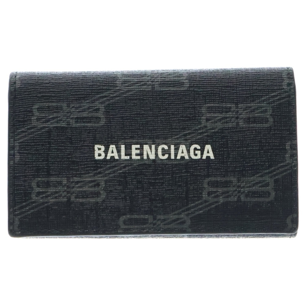 BALENCIAGA(バレンシアガ) BBモノグラム 6連キーケース ブラック