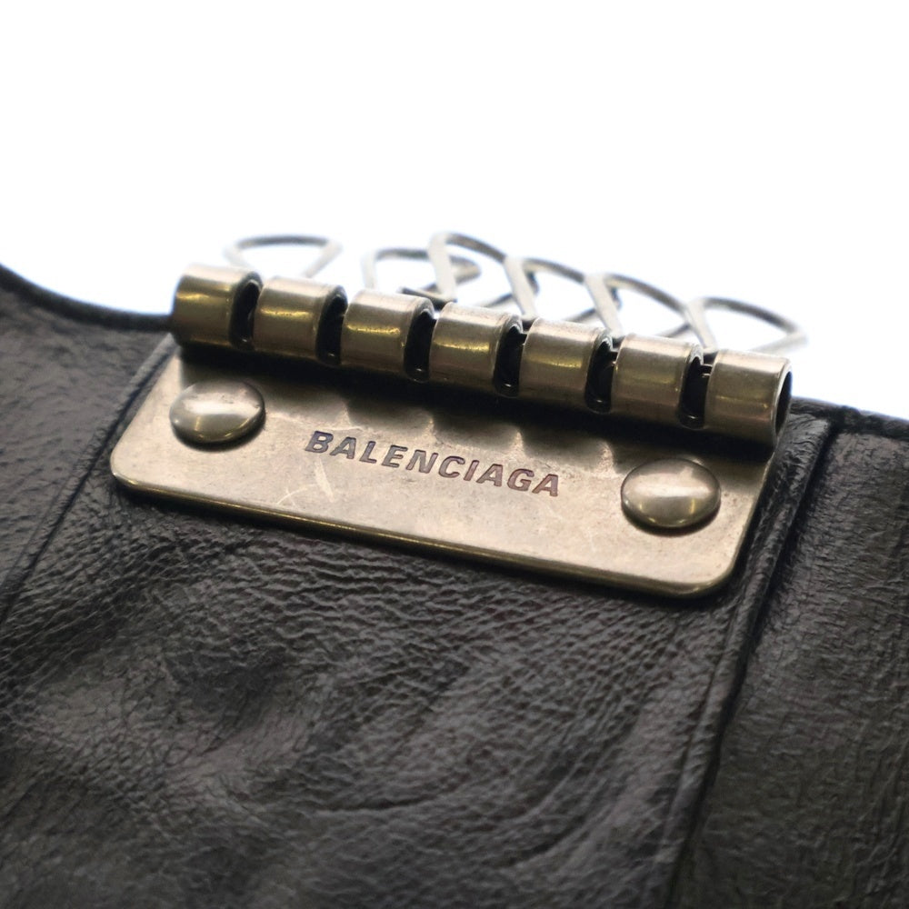 BALENCIAGA(バレンシアガ) BBモノグラム 6連キーケース ブラック