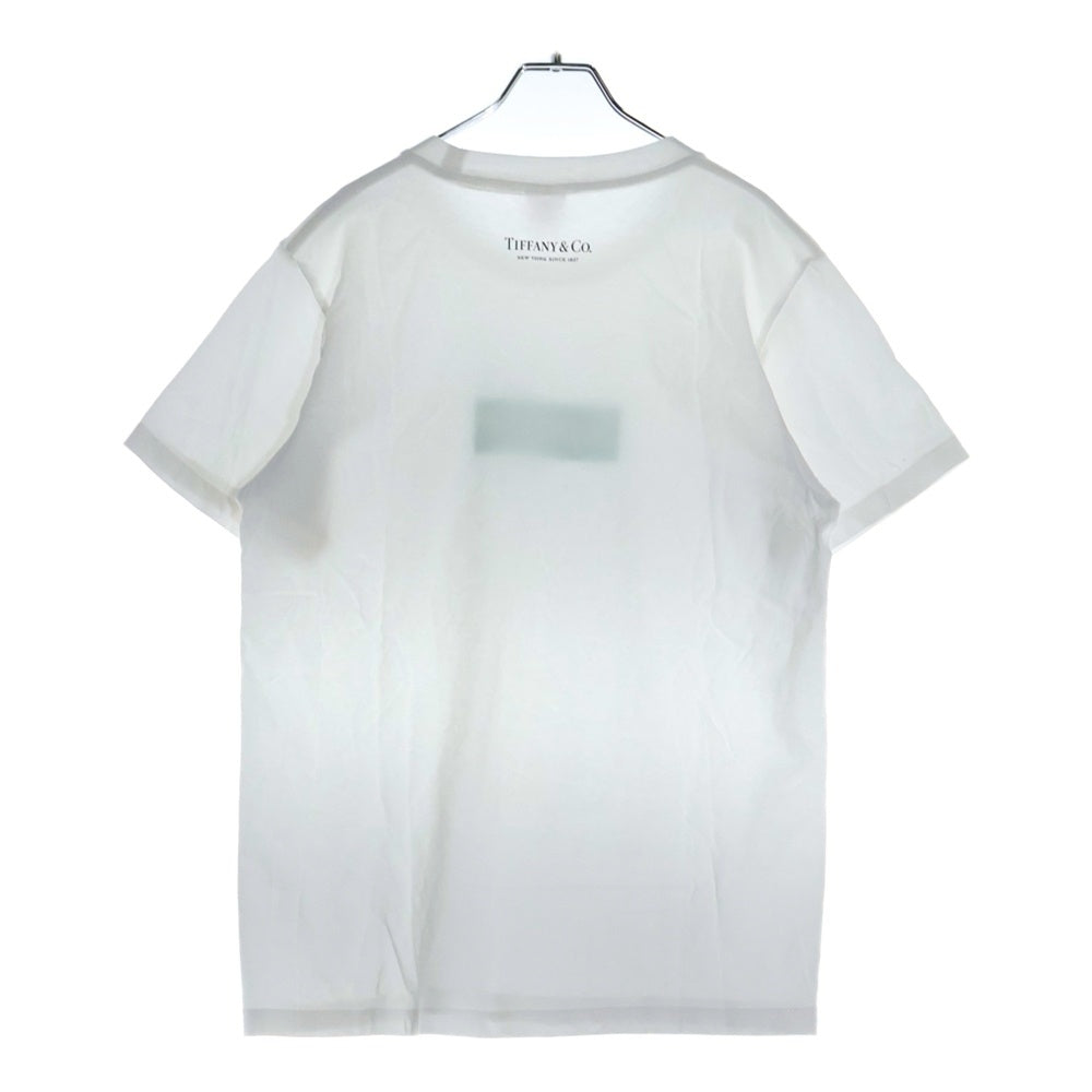 SUPREME(シュプリーム) 21AW ×TIFFANY&Co. Box Logo Tee ティファニー ボックスロゴプリントTシャツ 半袖クルーネックカットソー ホワイト