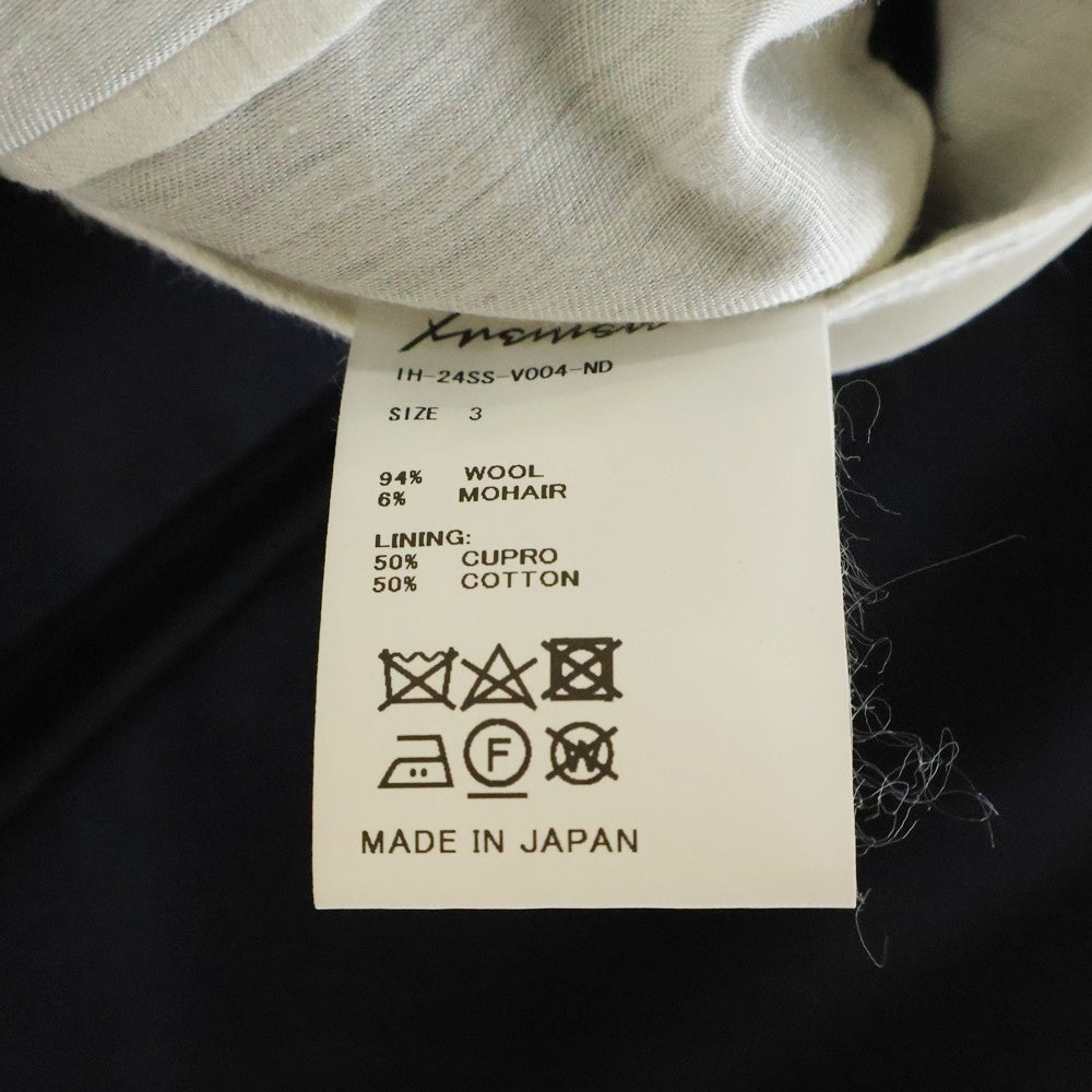 IRENISA(イレニサ) 24SS スリーブレスジャケット ベスト IH-24SS-V004-ND ネイビー