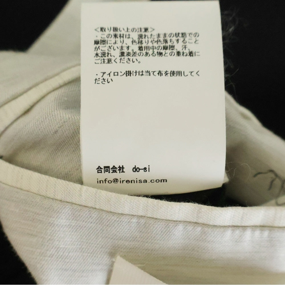 IRENISA(イレニサ) 24SS スリーブレスジャケット ベスト IH-24SS-V004-ND ネイビー