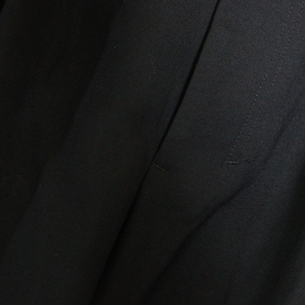 Ground Y(グラウンドワイ) POLYESTER GABARDINE ポリエステルギャバジン サルエルパンツ ブラック GA-P04-100