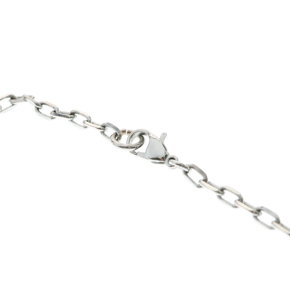 A BATHING APE(アベイシングエイプ) BABY MILO CRYSTAL STONE NECKLACE ベイビーマイロ クリスタルストーンネックレス シルバー