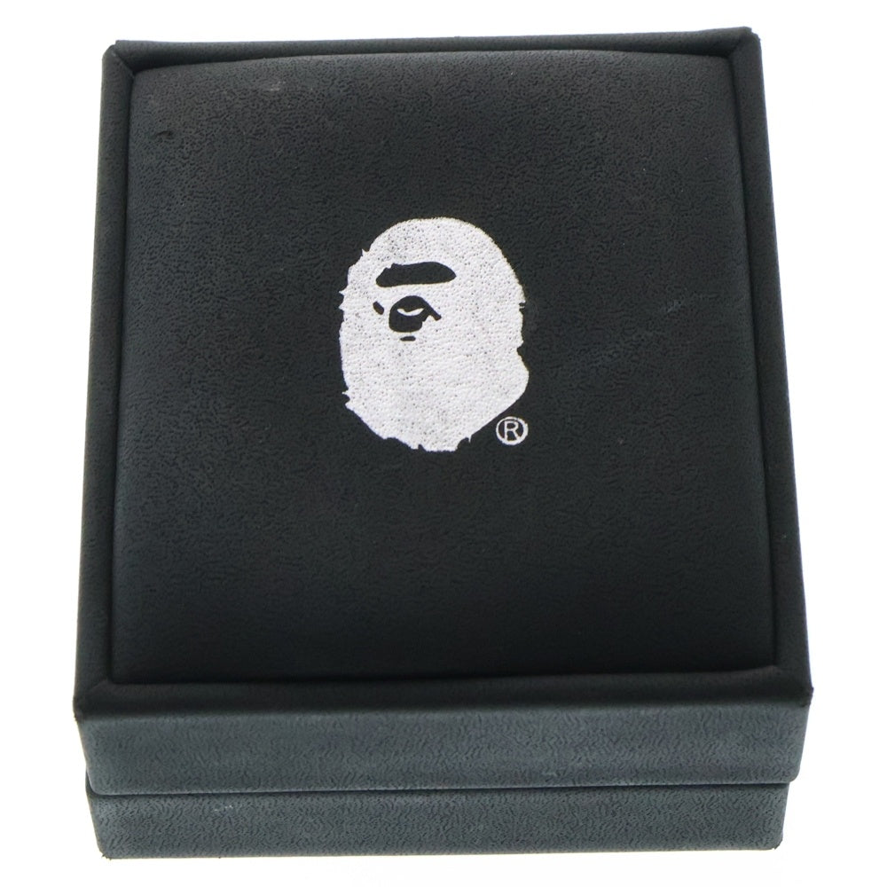 A BATHING APE(アベイシングエイプ) BABY MILO CRYSTAL STONE NECKLACE ベイビーマイロ クリスタルストーンネックレス シルバー