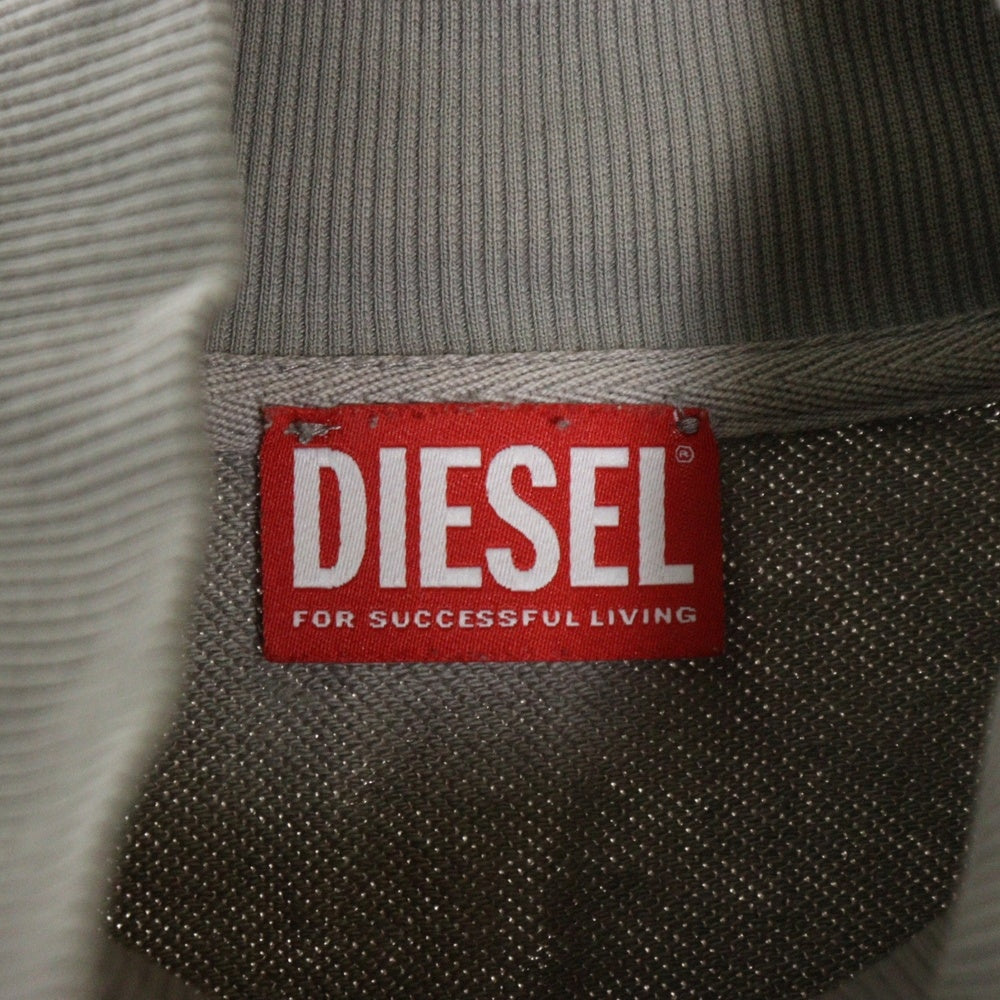 DIESEL(ディーゼル) ロゴパッチ ジップアップ トラックジャケット ベージュ A11439