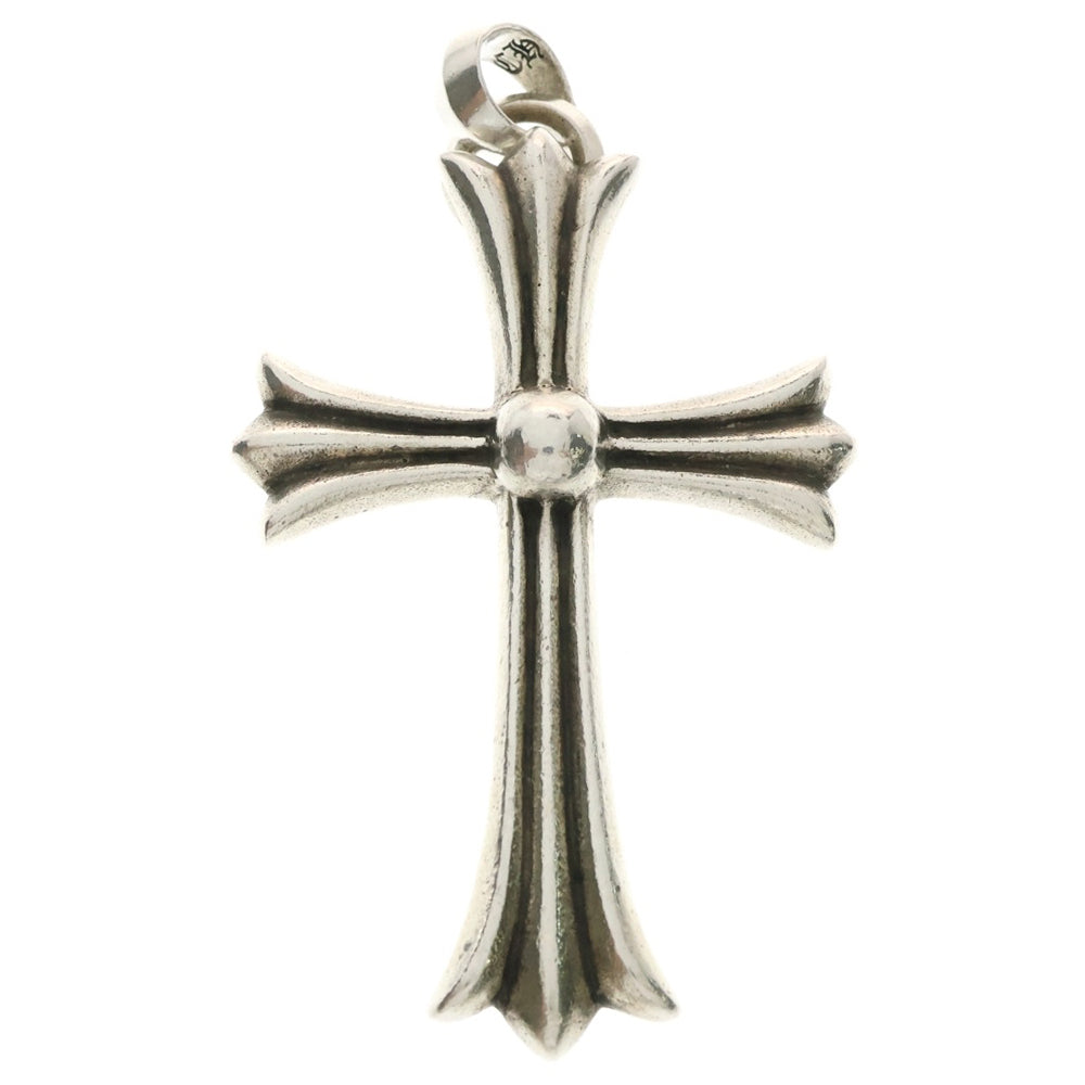 CHROME HEARTS(クロムハーツ) LG W BALE ラージCHクロス Wベイル ネックレストップ シルバー BCA393