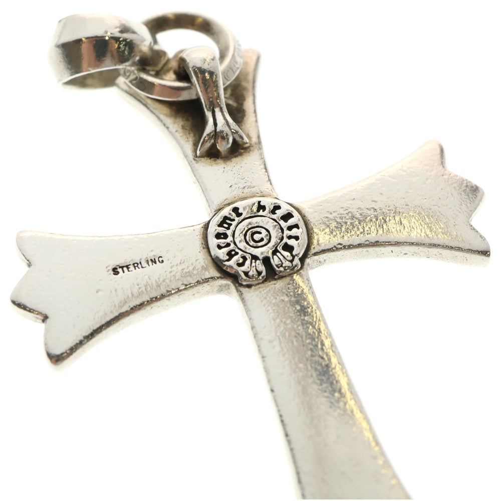 CHROME HEARTS(クロムハーツ) LG W BALE ラージCHクロス Wベイル ネックレストップ シルバー BCA393