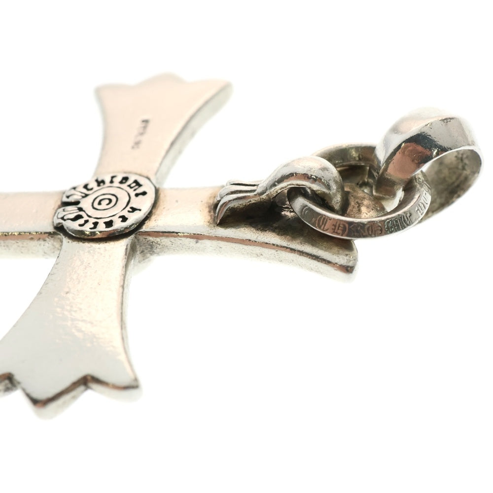 CHROME HEARTS(クロムハーツ) LG W BALE ラージCHクロス Wベイル ネックレストップ シルバー BCA393